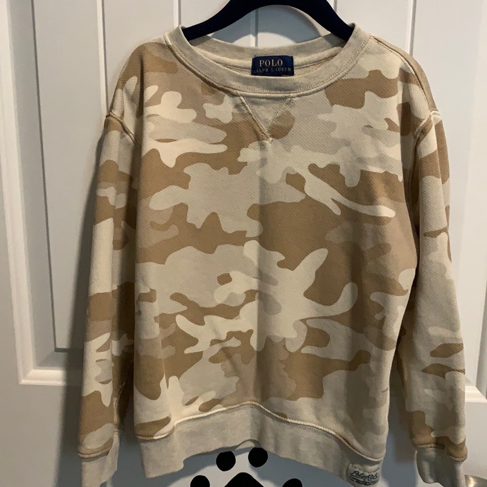 Boys Polo camo sweatshirt